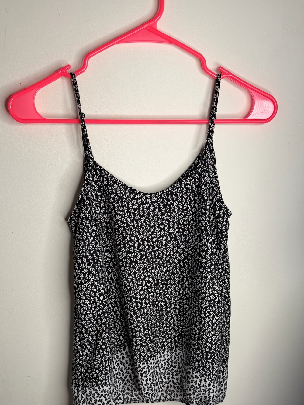 Atmosphere Black and White Floral Spaghetti Strap Camisole